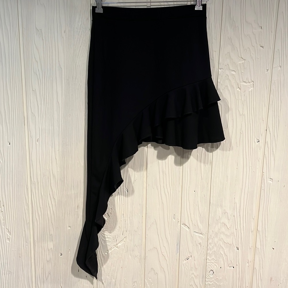 Shein Black Mini Skirt Elastic Waist Size Medium